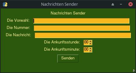 Dieses Programm verwende ich jedes Silvester um vielen Leuten Nachrichten schicken kann